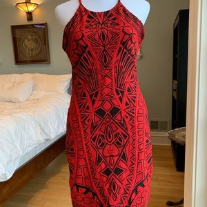 Parker textured body-con dress